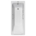 Чугунная ванна Vinsent Veron Italon 170x70x45 с квадратными ручками оружейная сталь и антискользящим покрытием