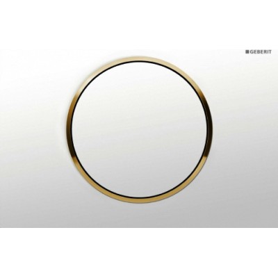 Кнопка смыва Geberit Sigma 10 115.758.KK.5 белый / золото