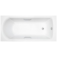Ванна из искусственного камня Delice Astra 180x80 глянцевая с ручками хром DLR330057R-G