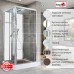 Душевая кабина AvaCan Z1910 LED MT 100x100