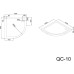 Поддон для душа Black&White Stellar Wind QC-10