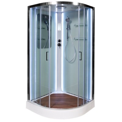 Душевая кабина AvaCan A09 LED 90x90