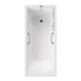Чугунная ванна Vinsent Veron Devon 190x80x45 с квадратными хромированными ручками