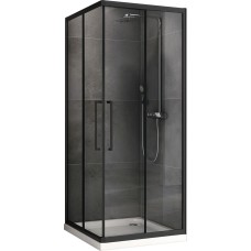 Душевое ограждение Abber Schwarzer Diamant AG02080BH 80x80