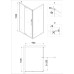 Душевое ограждение Niagara NG-43-11AG-A90G 110x90