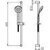 Душевой гарнитур Gattoni H2OMIX 1000 1081/PDC0