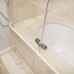 Шторка на ванну GuteWetter Lux Pearl GV-102 левая 120 см стекло бесцветное, профиль хром