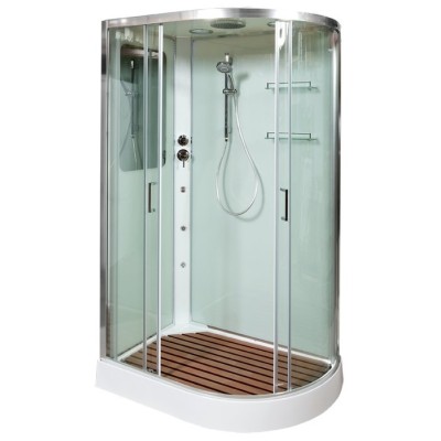 Душевая кабина Deto A102L GM 120x80 с гидромассажем