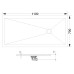 Поддон для душа RGW Stone Tray ST-117W 70х110 с сифоном