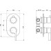Смеситель Webert DoReMi DR860101015 С ВНУТРЕННЕЙ ЧАСТЬЮ, хром