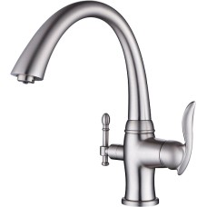 Смеситель Zorg Sanitary ZR 340 YF Satin для кухонной мойки 