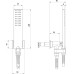 Гигиенический душ Bossini Flat-One C13001 CR