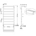Полотенцесушитель водяной Secado Верона 2 50x80