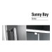 Душевое ограждение Gemy Sunny Bay S28130-A70 70x70