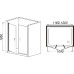 Душевая дверь в нишу Weltwasser WW600 600K2-120
