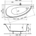 Акриловая ванна Ravak Avocado 160x75 L CQ01000000