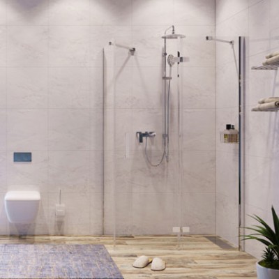 Душевой уголок Wasserkraft Aller White 10H10RW 120x100 см