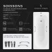 Чугунная ванна Vinsent Veron Soissons 170x70x42 с квадратными ручками оружейная сталь и антискользящим покрытием