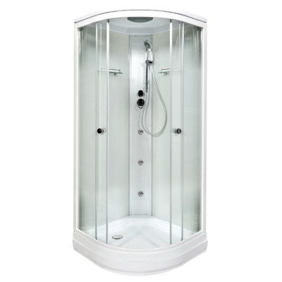 Душевая кабина Deto DM2090 GM 90x90 с гидромассажем
