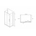 Душевое ограждение Abber Schwarzer Diamant AG30150MH-S75M-S75M 150x75