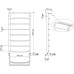Полотенцесушитель водяной Secado Агата 3 50x100