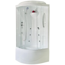 Душевая кабина Royal Bath RB90BK3-WT-CH 90x90