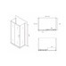 Душевое ограждение Abber Schwarzer Diamant AG30170B-S70B-S70B 170x70