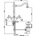 Смеситель Caprigo Adria Classic 03-025-vot для раковины