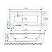 Акриловая ванна Excellent Heaven Slim 180x80