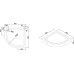 Поддон для душа Black&White Stellar Wind QС-08H