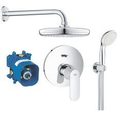 Душевой комплект Grohe Eurosmart Cosmopolitan 25183001 С ВНУТРЕННЕЙ ЧАСТЬЮ 