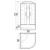 Душевая кабина River Desna 90/44 MT 90x90