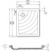 Поддон для душа Ravak Aneta 75x90 LA