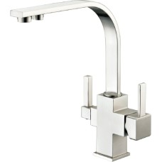 Смеситель Zorg Sanitary ZR 332 YF satin для кухонной мойки 