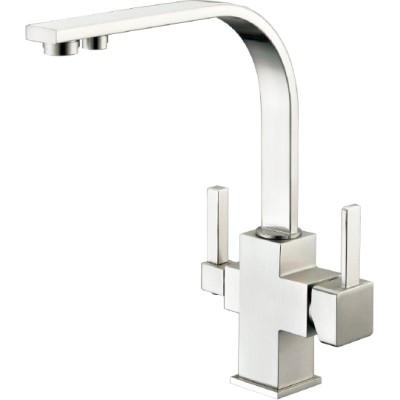 Смеситель Zorg Sanitary ZR 332 YF satin для кухонной мойки