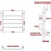 Полотенцесушитель водяной Ника Trapezium ЛТ 50/40-4