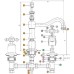 Смеситель Bandini Antica 540.920 Cr С ВНУТРЕННЕЙ ЧАСТЬЮ