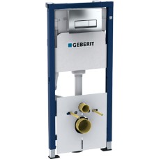 Система инсталляции для унитазов Geberit Duofix 458.128.21.1 4 в 1 с кнопкой смыва 