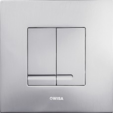 Кнопка смыва Wisa XS Delos DF матовый хром 