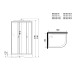 Душевая кабина Niagara NG-3512-14LF 120x80