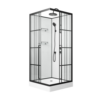 Душевая кабина Niagara ST100/15QR/KL/BKT 100x100