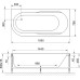Акриловая ванна Royal Bath Azur RB 614202 R 160x80