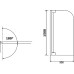 Шторка на ванну RGW Screens SC-01 900x1500 стекло чистое