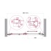 Душевая дверь в нишу BelBagno LUCE-BF-1-100-C-Cr 100x195