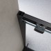 Душевая дверь в нишу BelBagno LUCE-BF-1-120-C-NERO 120x195