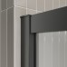 Душевая дверь в нишу BelBagno LUCE-BF-1-120-C-NERO 120x195