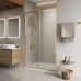 Душевая дверь в нишу BelBagno LUCE-BF-1-120-C-ORO 120x195