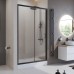 Душевая дверь в нишу BelBagno UNO-195-BF-1-120-C-NERO 120x195