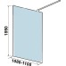 Душевая перегородка Weltwasser WW400 Walk-In 110G-1
