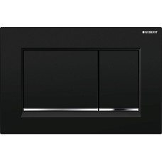 Кнопка смыва Geberit Omega 30 115.080.KM.1 черный/хром 